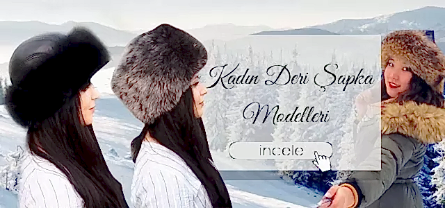 Kadın Deri Şapka
