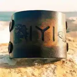 Kayı Boyu, Selçuklu Kartalı ve Osmanlı Tuğralı Deri Bileklik - Kolye Hediyeli - BK010 Kayı Boyu, Selçuklu Kartalı ve Osmanlı Tuğralı Deri Bileklik - Kolye Hediyeli - BK010