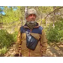 Erkek Siyah Hakiki Deri Çapraz Göğüs Çantası Erkek Siyah Hakiki Deri Çapraz Göğüs Çantası