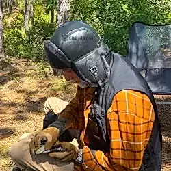 Snotop Tüylü Tokalı Pilot Deri Şapka - Ushanka Deri Şapka - Ş054