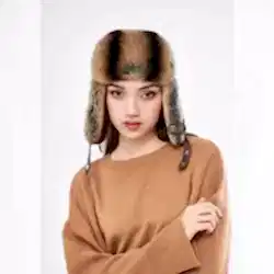 Kahverengi Tavşan Kürklü Ushanka Kadın Deri Şapka ile Kışın Keyfini Çıkarın! Kahverengi Tavşan Kürklü Ushanka Kadın Deri Şapka ile Kışın Keyfini Çıkarın!