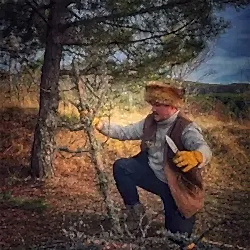 Seyyar Kuyruklu Kurt Börk - Kurt Tüyü Deseni Verilmiş Yapay Kürk   