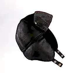 Pilot Deri Şapka , Kışlık İçi Kürklü Hakiki Deri Pilot Şapka - Ş062