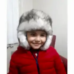 Türk Balası Deri Börk Modelimiz (Çocuk Deri Şapka) - Ş111 