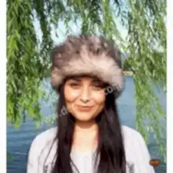 Ay Börü Kurt Tüyü Desenli Kadın Deri Börk, Şapka Modelimiz - BŞ175 Ay Börü Kurt Tüyü Desenli Kadın Deri Börk, Şapka Modelimiz - BŞ175