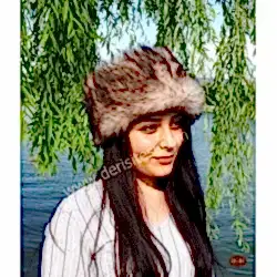 Ay Börü Kurt Tüyü Desenli Kadın Deri Börk, Şapka Modelimiz - BŞ175 Ay Börü Kurt Tüyü Desenli Kadın Deri Börk, Şapka Modelimiz - BŞ175
