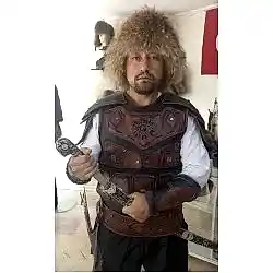Hakiki Dana Derisi Savaşçı Kıyafeti Deri Zırh Modelimiz Hakiki Dana Derisi Savaşçı Kıyafeti Deri Zırh Modelimiz